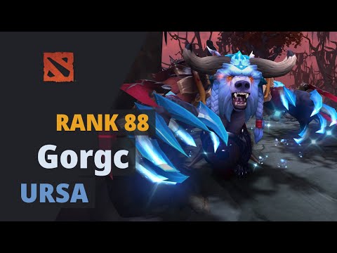 Gorgc (Rank 88) plays Ursa Dota 2 Full Game