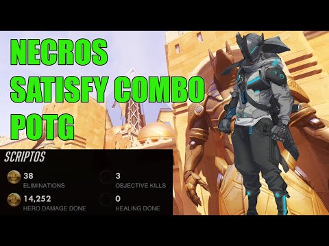 NECROS  SATISFY GRAV COMBO POTG - GRAND MASTER GENJI GAMEPLAY POTG !
