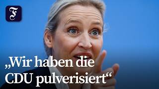 AfD sieht die CDU als Volkspartei abgelöst