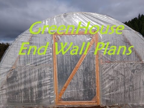 How to Build Greenhouse End Walls for Caterpillar Tunnels
