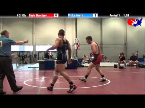 Cody Sivertsen vs. Victor Avery at 2013 Junior Nationals - FILA - FS