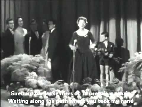 Eurovision 1956 - Switzerland - Lys Assia - Refrain - Sing Along