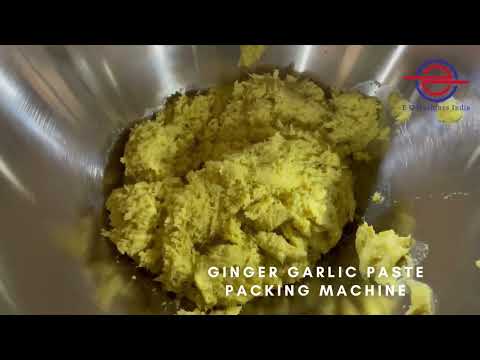 Ginger Garlic Paste Packing Machine