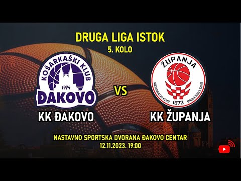 DRUGA LIGA ISTOK - KK DAKOVO vs KK ŽUPANJA - 5. kolo