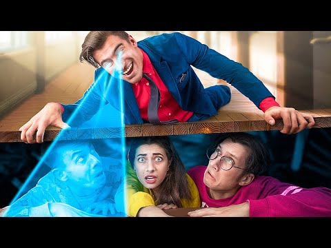 Extreme hide-and-seek game from the superhero teacher!