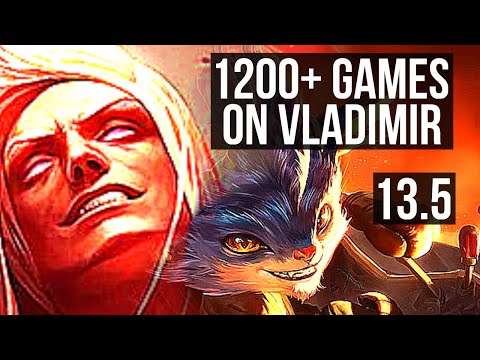 VLAD vs RUMBLE (MID) | 10/1/7, 1200+ games, Legendary, 900K mastery | KR Grandmaster | 13.5