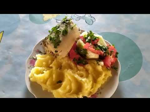 Просто и легко готовлю скумбрию с укропом./Манюнька и Малыш./