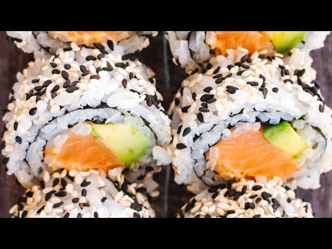 Spicy Salmon Roll Sushi