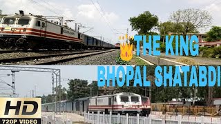 preview picture of video 'King 12002!!  NDLS BHOPAL SHATABDI EXPRESS!भोपाल शताब्दी 30 साल पूरे'