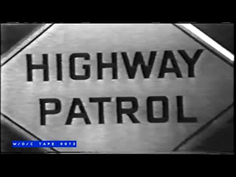 WOC Tape 0072 Commercial Compilation "Highway Patrol" - 1960s
