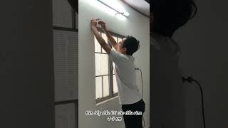 Hướng dẫn lắp rèm cuốn phủ bì nhanh gọn.