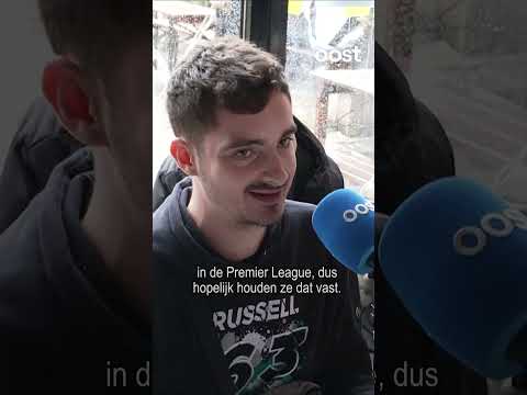 The atmosphere is fantastic at GAE vs. Aston Villa, but do the English know a GAE player? #rtvoost