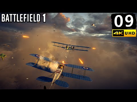 Battlefield 1 Campaign Gameplay Walkthrough Part 9 - PC 4K 60FPS No Commentary