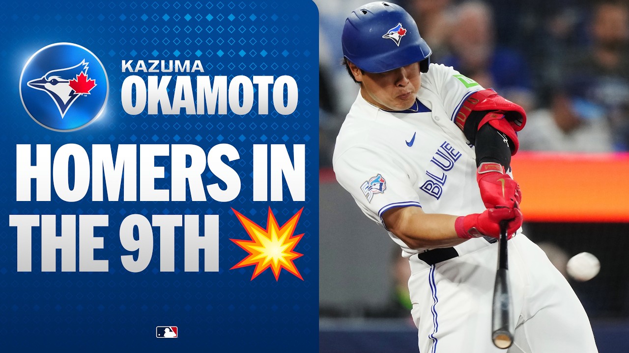 Kazuma Okamoto launches his 18th home run of the season for the Blue Jays 🇨🇦