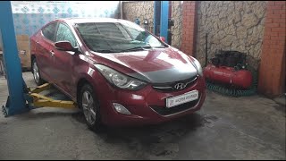 Замена клапана адсорбера на Hyundai Elantra 1,6 Хендай Элантра 2012