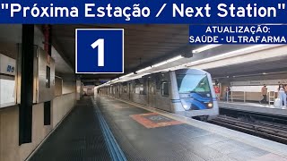 [1144] Metrô SP - Avisos Sonoros da Linha 1 - Azul