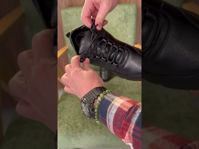 Чоботи жіночі шкіряні байка хутро 592641 Чорний Черевики чоловічі шкіряні 584272 Чорні