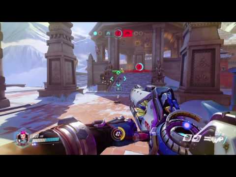 Overwatch MP: August 13, 2016 pt8 - Trying Zarya Again