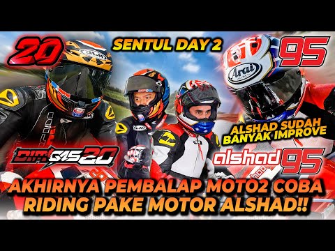 HARI KE 2 DI SENTUL BARENG DIMAS PRATAMA PEMBALAP MOTO2 ! ALSHAD SUDAH MULAI IMPROVE !!