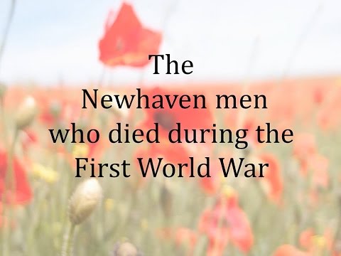 Newhaven Men Who Died During The First World War