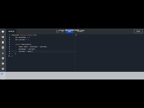 Program To Print The Fibonacci Sequence Using Closures Javascript Tutorial