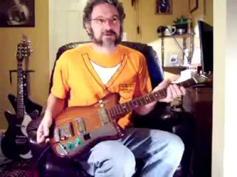 B-52's Ricky Wilson Guitar Tuning {What is it} Here's My Try.MOV