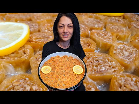 RUŽICA BAKLAVA jednostavna - poznata kao ĐUL PITA recept ❤️
