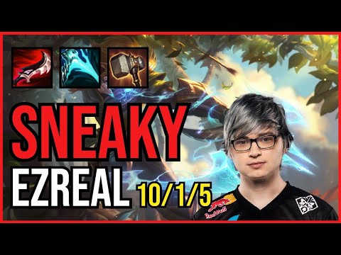 SNEAKY - EZREAL vs TRISTANA ADC - NA Grandmaster - Patch 11.3