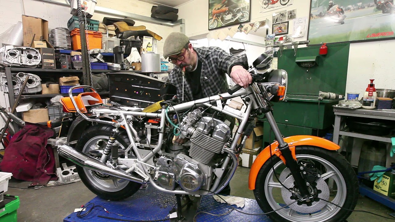 Laverda Jota - Keith Nairn Engine Start after Rebuild
