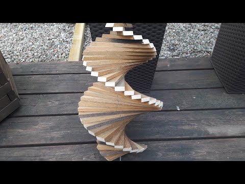 DIY How to make spiral windmill Video