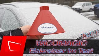 Wicomagic Eiskratzer im Test bei leichtem Eis und Schnee - Murska Eiskratzer Alternative? Teil 1