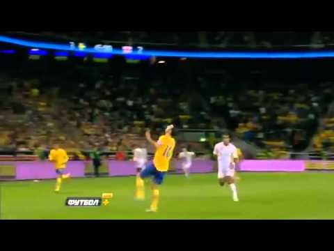 Zlatan Ibrahimovic overhead kick vs England 4-2 14/11/2012