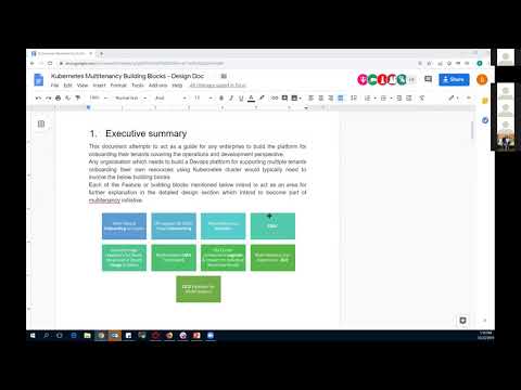 20191022 Kubernetes Working Group for Multi-tenancy