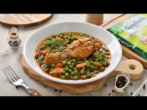 Chicken and peas stew | JamilaCuisine