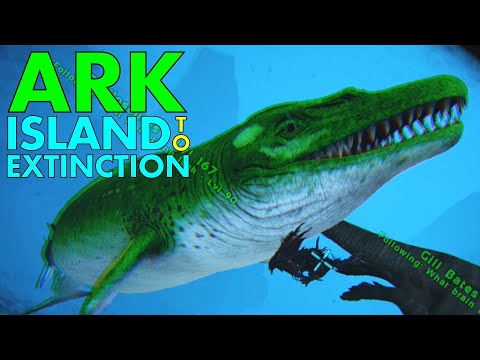 [74] Basilosaurus Taming! Stun Immunity Acquired!!! (ARK Island To Extinction: The Island)