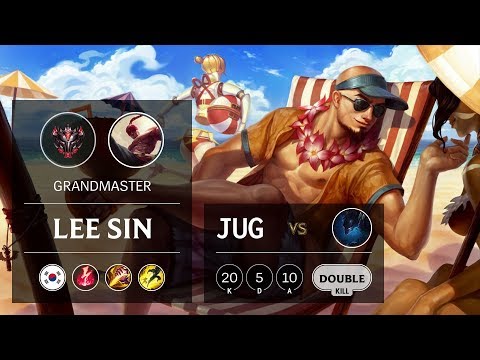 Lee Sin Jungle vs Nocturne - KR Grandmaster Patch 9.11