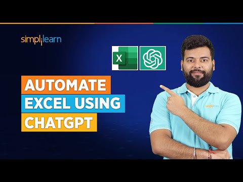 Automate Excel Using ChatGPT | ChatGPT Excel Automation | ChatGPT Tutorial For Beginners|Simplilearn