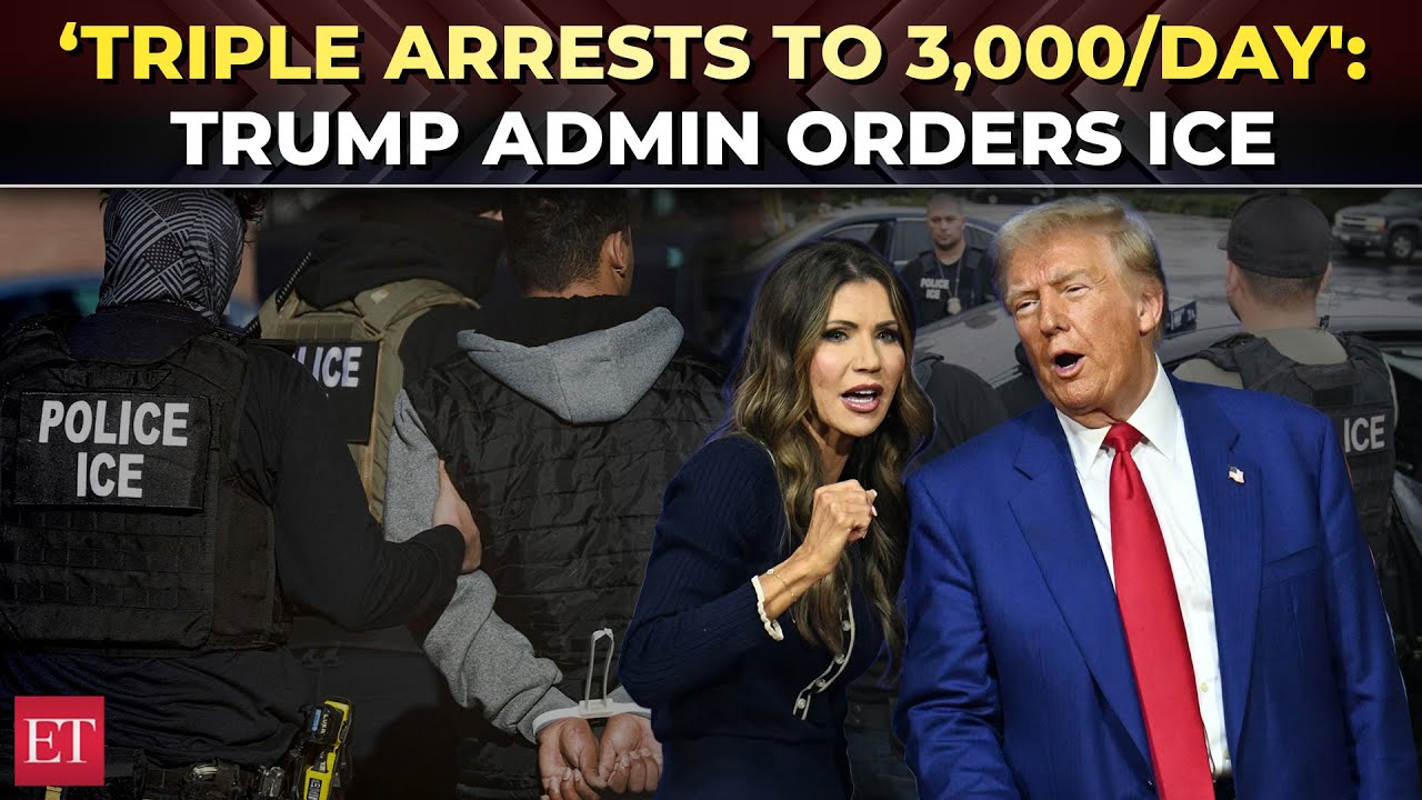US immigration crackdown | ‘Triple the arrests’: Noem, Miller order ICE to make 3,000 arrests daily