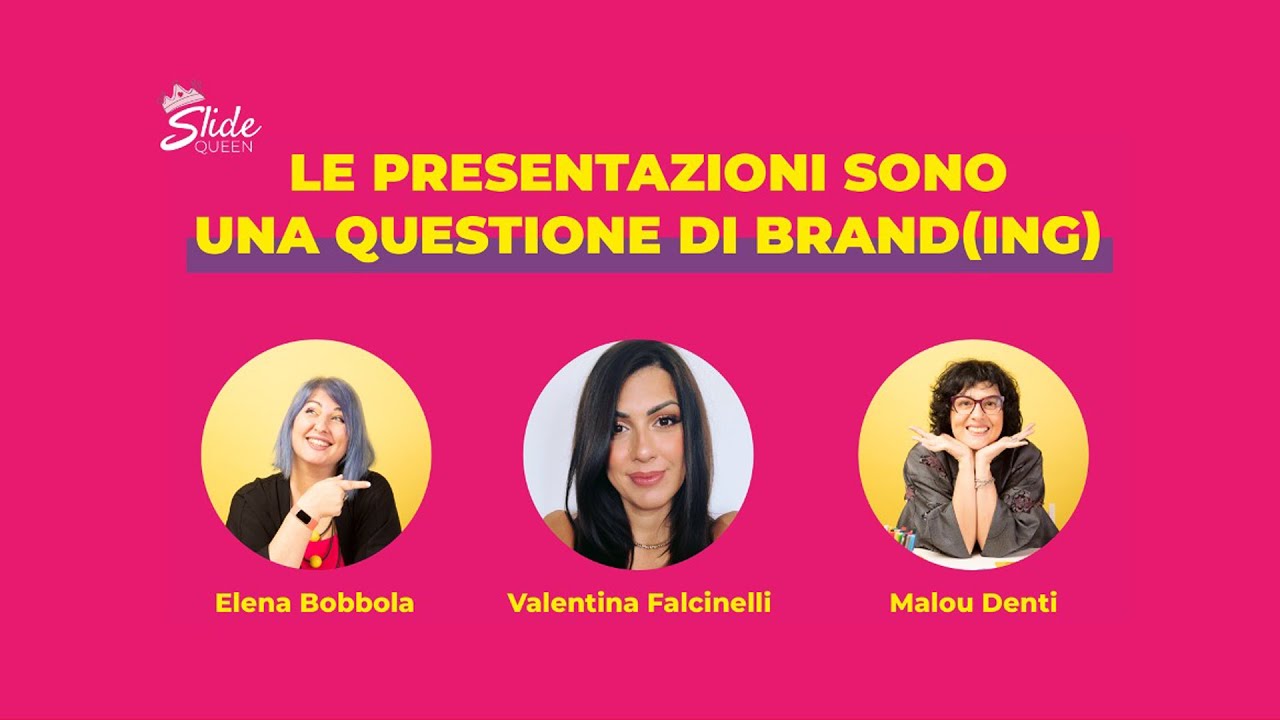 Le presentazioni sono una questione di brand(ing) con Valentina Falcinelli | Webinar free