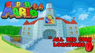 Super Mario 64 - All Red Coin Locations