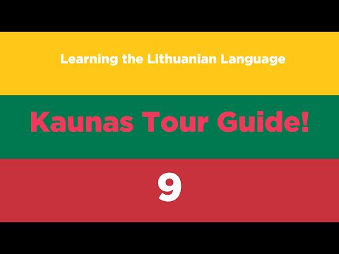 Kaunas Tour Guide! Learning The Lithuanian Language - Part 9 🇱🇹