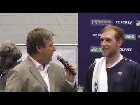 Max Weisskirchen ist Deutscher Meister im Badminton 2019 im Herreneinzel!