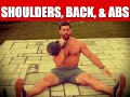 Core Tightening Shoulder & Back Kettlebell Routine [Burns Fat Too!] | Chandler Marchman