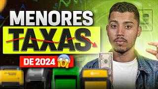 Qual a MELHOR MÁQUINA de CARTÃO com MENOR TAXA em 2024? [COMPARATIVO ATUALIZADO 2.0]