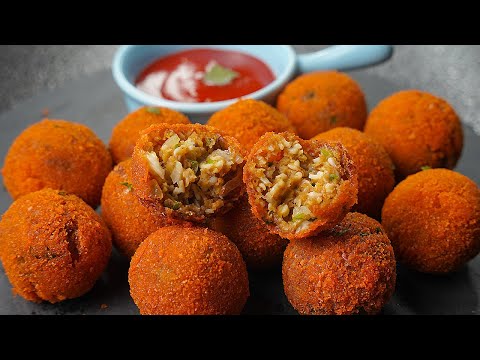 Crispy Egg Ball Recipe | Egg Snacks Recipes for Kids | Toasted