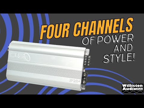 Down4Sound JP284 Red 3000W 4-Channel Car Audio Amplifier video review thumbnail