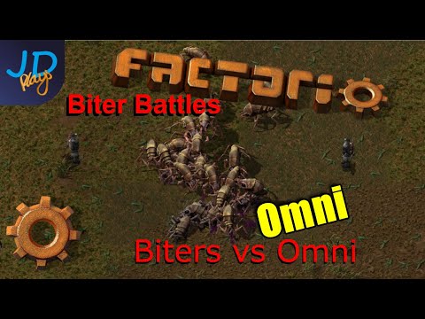 Factorio PvP Biter Battles Round 2 SteelAxe Biters vs Omni | Hosted by Omni