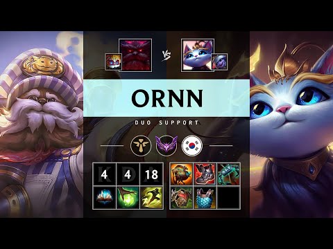 Ornn Support vs Yuumi - KR Master Patch 25.12