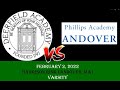 Deerfield Academy vs Phillips Academy Andover 02Feb2022