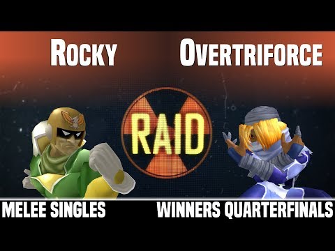 RAID - APT | Rocky (Falcon) vs vL | Overtriforce (Sheik) - MELEE SINGLES - WINNERS QUARTERFINALS